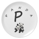 P voor Panda Bord