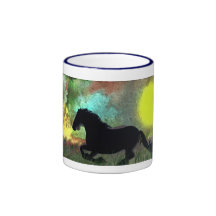Paard die vrije Mok in werking stellen
