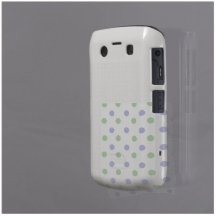 Paars met Wit de geval-Partner van de Stip Geval Blackberry Bold Hoesjes