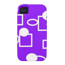paars ontwerp iPhone 4 hoesje