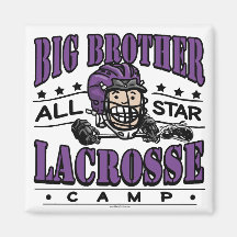 Paarse de Lacrosse van de grote Broer Magneten