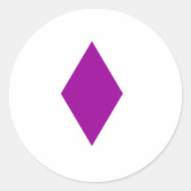 Paarse Diamant Stickers