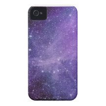 Paarse Melkweg iPhone 4 Case-Mate Hoesje