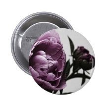 Paarse Pioenen Speld Buttons