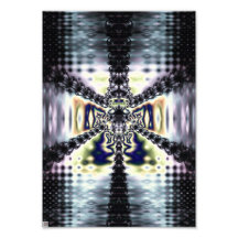 Paarse Ruimte Foto Print