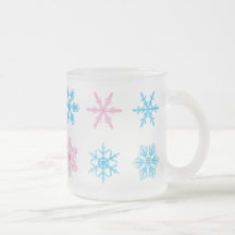 Paarse Sneeuwvlokken Mok