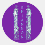 Paarse Sticker van het Paard van Rhiannon de Kelti