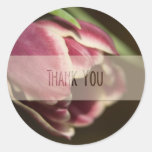 Paarse Tulp • Dank u Sticker