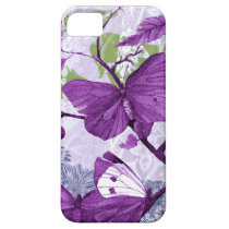 Paarse Vlinders op een Tak casemate hoesje