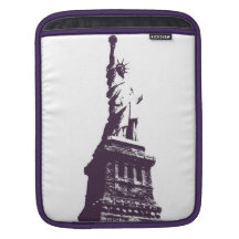 Paarse Vrijheid iPad Sleeves