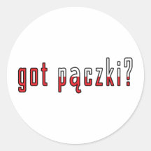 paczki obtenu ? Drapeau Adhésif