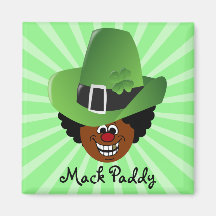 Paddy Leprechuan de Mack de style de souteneur du  Aimant Pour Réfrigérateur