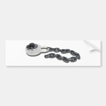 PadlockChain112810 Bumpersticker
