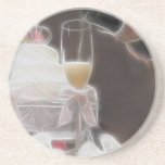 Pain grillé de mariage ! dessous de verres