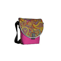 Paisley Messenger Bag