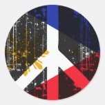 Paix à Philippines Autocollants