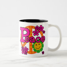 paix du style 60s tasse à café