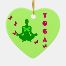 Paix et papillon - ornements de yoga