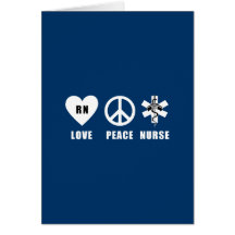 Paix RN d'amour Cartes De Vœux