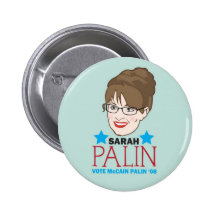 Palin a illustré le bouton pin's