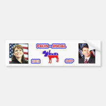 Palin - Jindal 2012 Bumpersticker