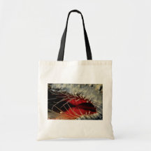 Palourde rugueuse de dossier (scabra de Lima) Shel Sacs De Toile