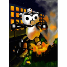 Panda Attack3 Foto Beeldjes