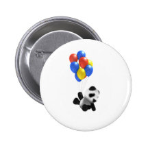panda Flys du bébé 3d ! Badges Avec Agrafe