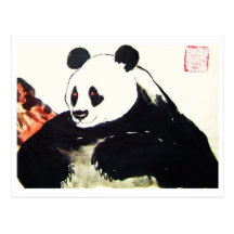 Panda Nr.29 * carte postale de panda * Panda-Art-P