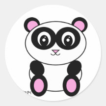 Panda Ronde Sticker