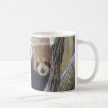 Panda rouge mignon mugs