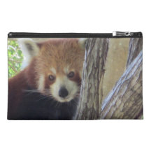 Panda rouge mignon trousses à accessoires de voyage