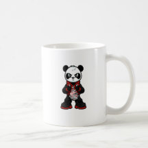 Panda rouge tasse à café