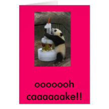 panda verjaardag kaarten