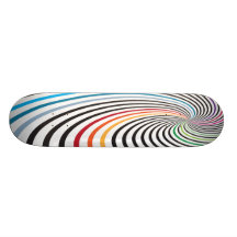 Panneau abstrait #24 plateau de skateboard