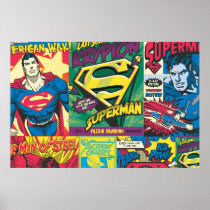 Panneaux comiques de Superman Posters