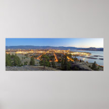 Panorama de Kelowna Poster
