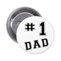 Papa #1 badge avec épingle