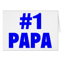 Papa #1 cartes de vœux