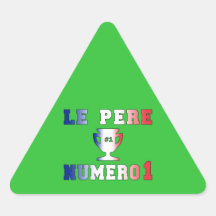 Papa #1 de Le Père Numero 1 dans la fête des pères Autocollant
