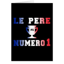 Papa #1 de Le Père Numero 1 dans la fête des pères Carte De Vœux