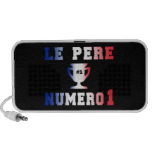 Papa #1 de Le Père Numero 1 dans la fête des pères Haut-parleur Ordinateur Portable