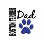 Papa 2 van Boston Terrier Wenskaart