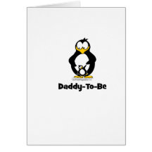 Papa à être pingouin cartes