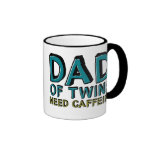 Papa de caféine du BESOIN de jumeaux Tasse À Café