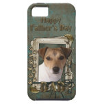 PAPA de fête des pères - pattes en pierre - Jack R Coque Case-Mate iPhone 5