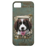 PAPA de fête des pères - pattes en pierre - Spring Coques iPhone 5 Case-Mate