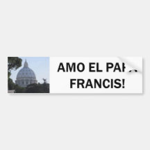 PAPA FRANCIS D'EL D'AMO ! AUTOCOLLANTS POUR VOITURE