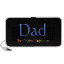 Papa le super héros original mini haut-parleur