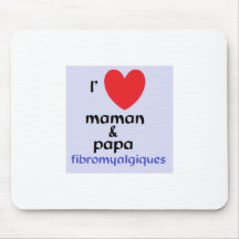 papa maman fibro tapis de souris